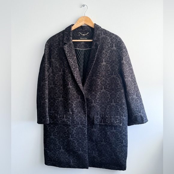 Massimo Dutti Jackets & Blazers - Massimo Dutti Paisley Overcoat